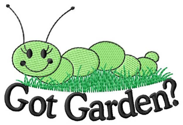Picture of Got Garden Worm Machine Embroidery Design