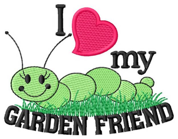 Picture of Garden Friend Machine Embroidery Design