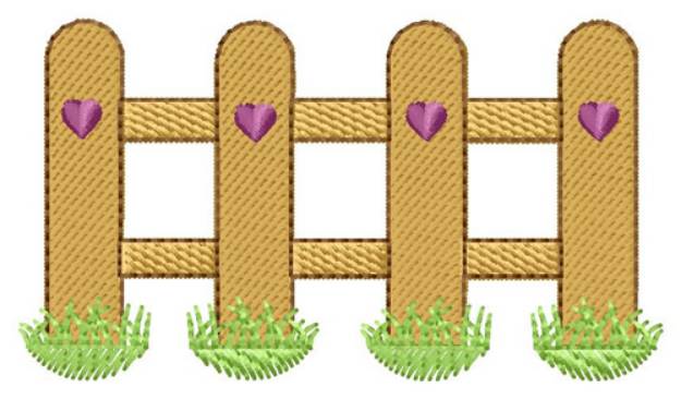 Picture of Garden Fence Machine Embroidery Design