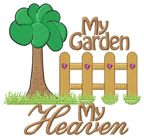 Gardening Heaven Machine Embroidery Design