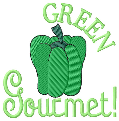 Green Gourmet Machine Embroidery Design