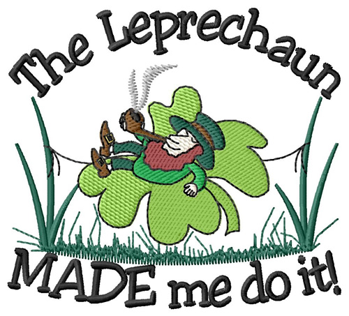 The Leprechaun Machine Embroidery Design