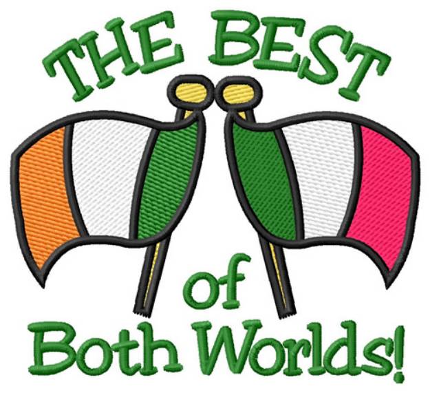 Picture of Best Of Both Worlds Machine Embroidery Design