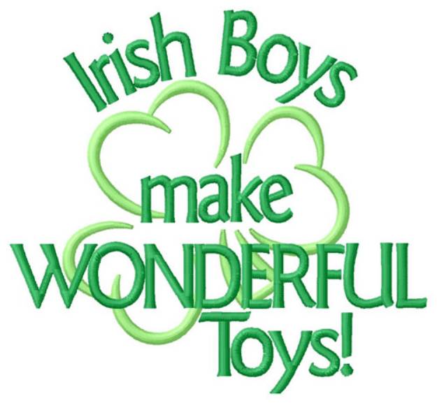 Picture of Irish Boy Toys Machine Embroidery Design