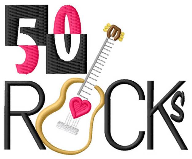 Picture of Fifty Rocks Machine Embroidery Design