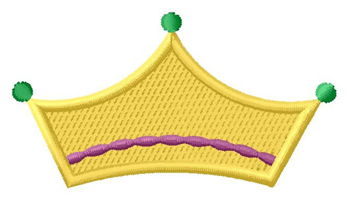 Crown Machine Embroidery Design