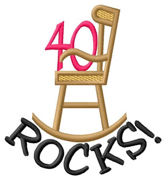 Picture of 40 Rocks Machine Embroidery Design