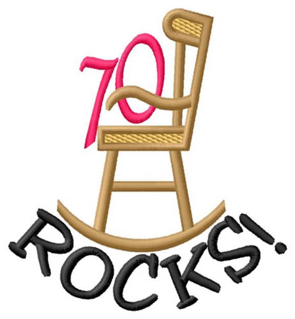 Picture of 70 Rocks Machine Embroidery Design