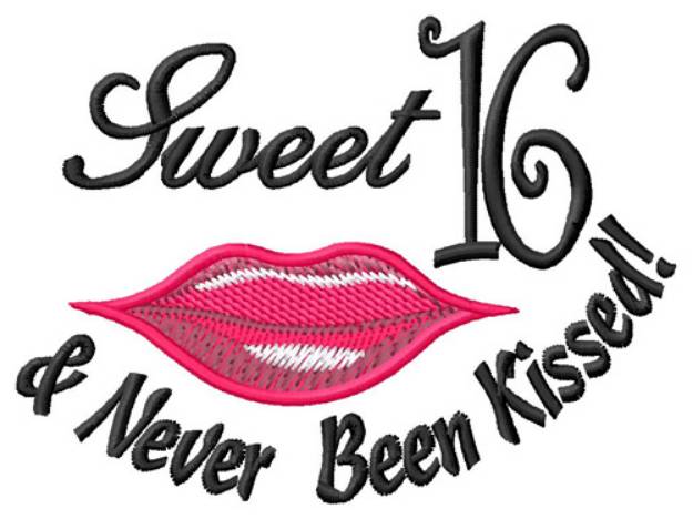 Picture of Never Been Kissed Machine Embroidery Design