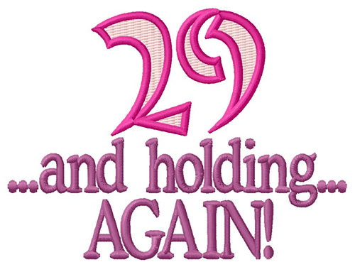 Holding Again Machine Embroidery Design