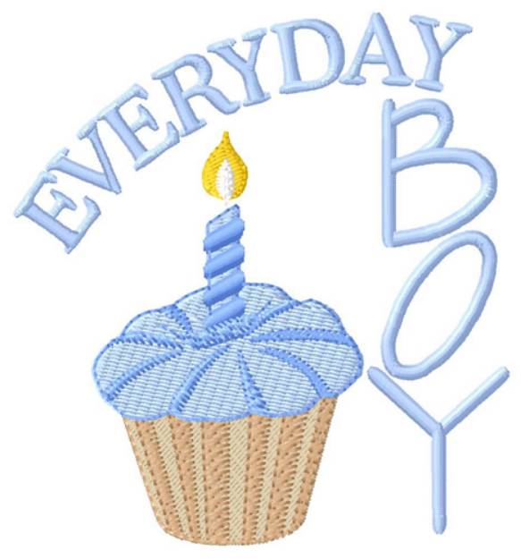 Picture of Everyday Boy Machine Embroidery Design