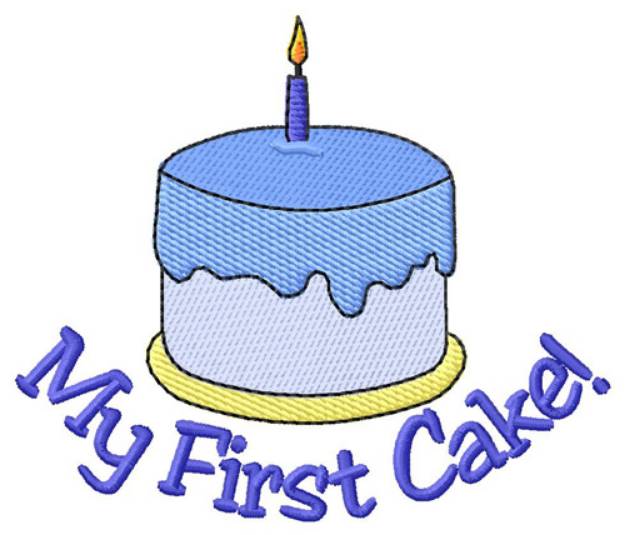 Picture of My First Cake Machine Embroidery Design