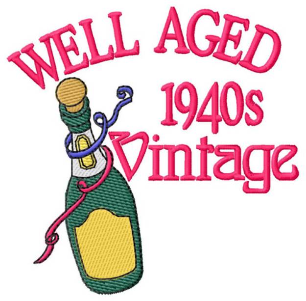 Picture of 1940s Vintage Machine Embroidery Design