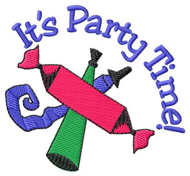 Picture of Its Party Time Machine Embroidery Design