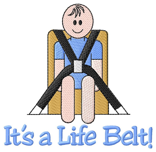 Life Belt Machine Embroidery Design