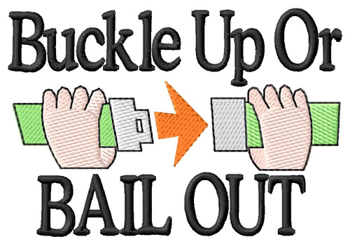 Bail Out Machine Embroidery Design