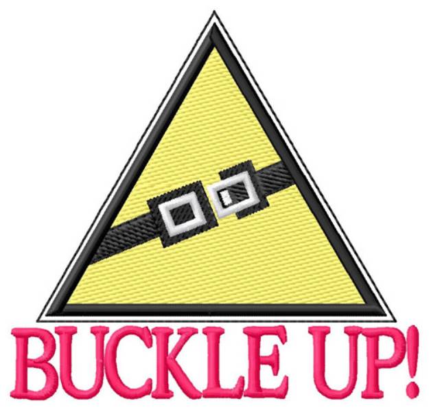 Picture of Buckle Up Machine Embroidery Design
