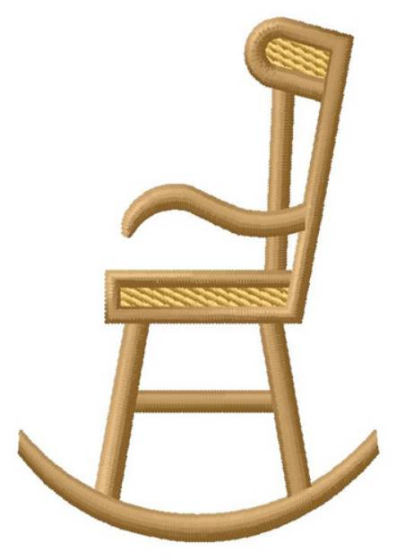 Picture of Rocking Chair Machine Embroidery Design