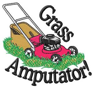 Picture of Grass Amputator Machine Embroidery Design