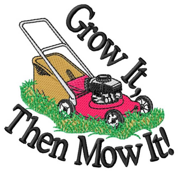 Picture of Grow It Machine Embroidery Design