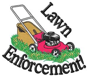 Picture of Lawn Enforcement Machine Embroidery Design