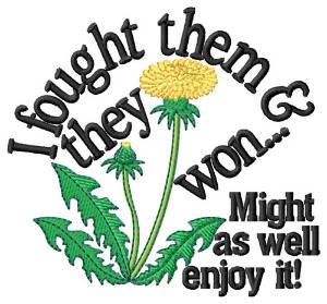 Picture of Fought Them Machine Embroidery Design