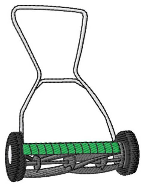 Picture of Reel Mower Machine Embroidery Design
