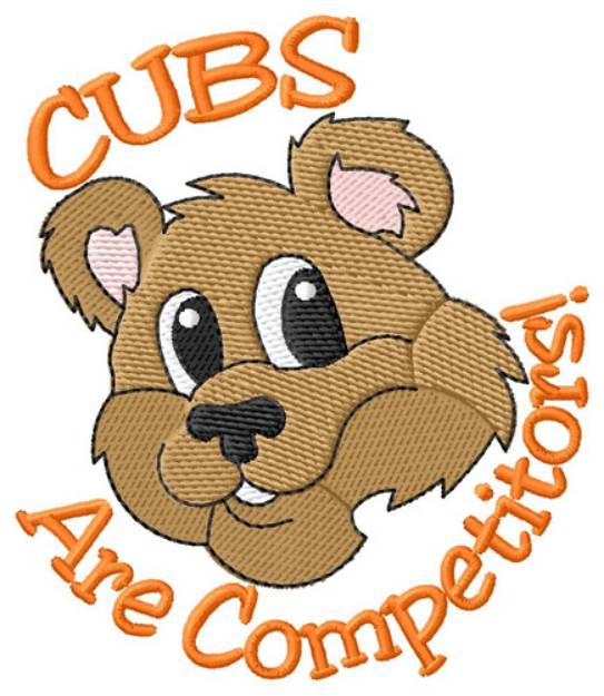 Picture of Cubs Are Competitors Machine Embroidery Design