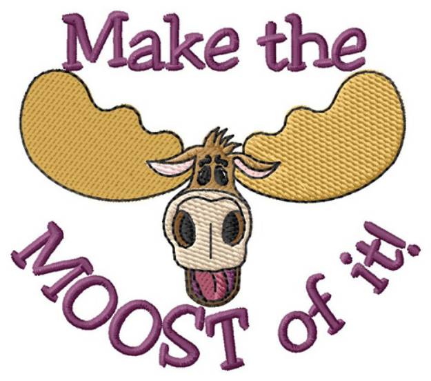 Picture of Make The Moost Of It Machine Embroidery Design