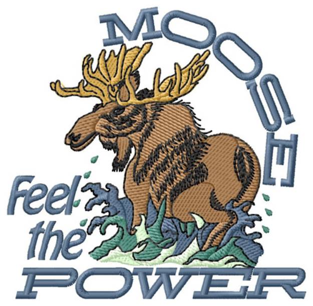 Picture of Feel The Power Machine Embroidery Design
