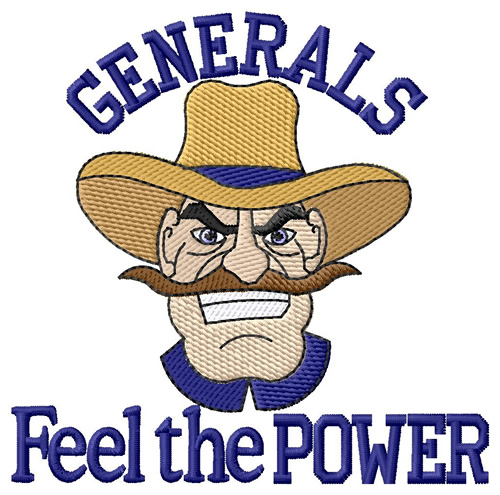 Feel The Power Machine Embroidery Design