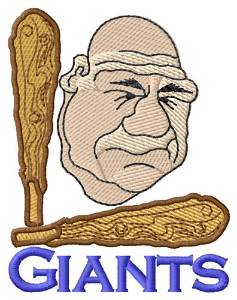 Picture of Giants Machine Embroidery Design