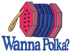 Picture of Wanna Polka Machine Embroidery Design
