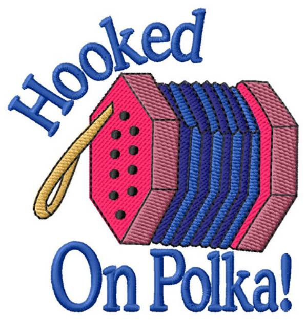 Picture of Hooked On Polka Machine Embroidery Design
