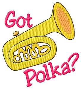 Picture of Got Polka? Machine Embroidery Design
