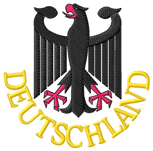 Deutschland Machine Embroidery Design