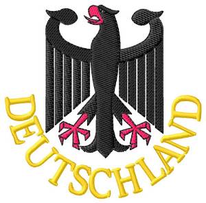 Picture of Deutschland Machine Embroidery Design