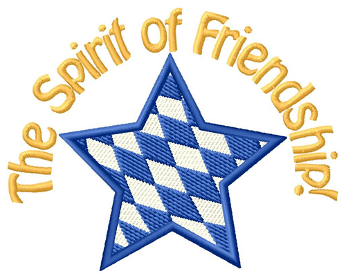 Spirit Of Friendship Machine Embroidery Design