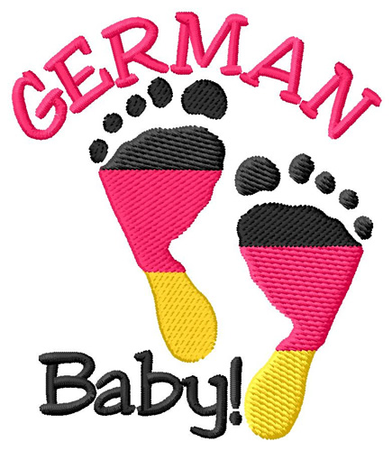 German Baby Machine Embroidery Design