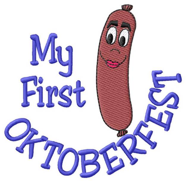 Picture of First Oktoberfest Machine Embroidery Design
