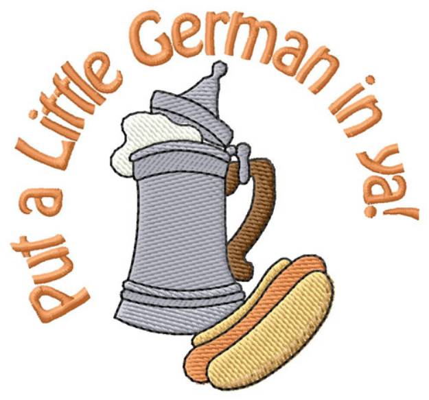 Picture of A Little German Machine Embroidery Design