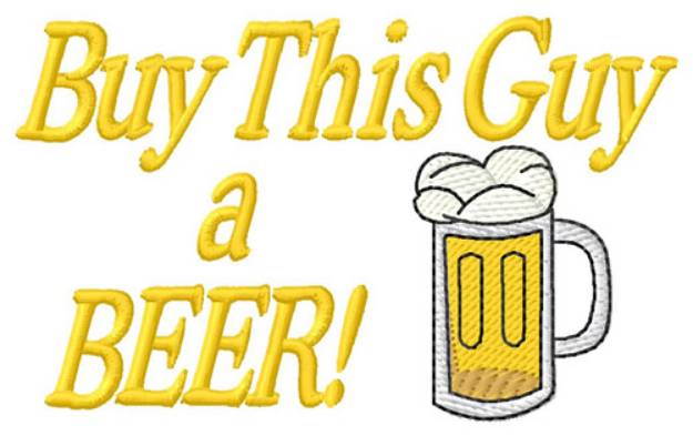 Picture of Buy Beer Machine Embroidery Design