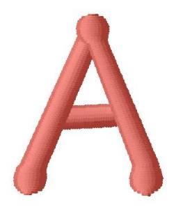 Picture of Dot Font A Machine Embroidery Design