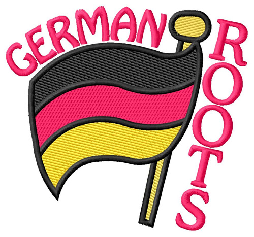 German Roots Machine Embroidery Design