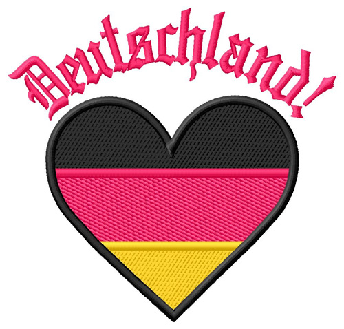 Deutschland Machine Embroidery Design