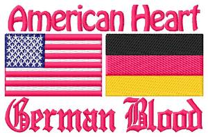 Picture of German Blood Machine Embroidery Design