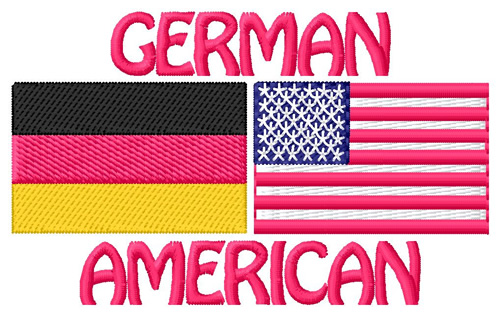 German American Machine Embroidery Design