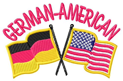 German American Machine Embroidery Design