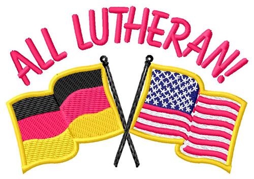 All Lutheran Machine Embroidery Design