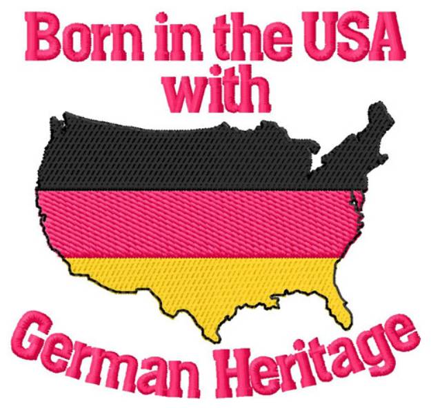 Picture of German Heritage Machine Embroidery Design
